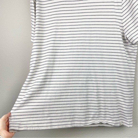 Madewell Men's Large Garment-Dyed Allday Crewneck Tee Stripes Lighthouse T-Shirt - Picture 7 of 16